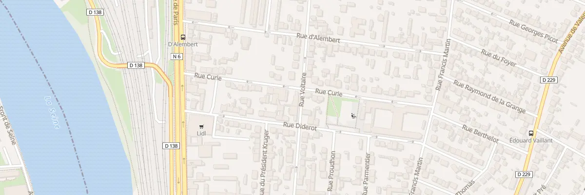 Plan du 15 Rue Voltaire à Villeneuve-Saint-Georges