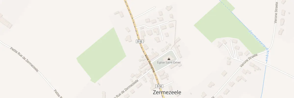 Plan du 1142 Rue Voie Romaine à Zermezeele