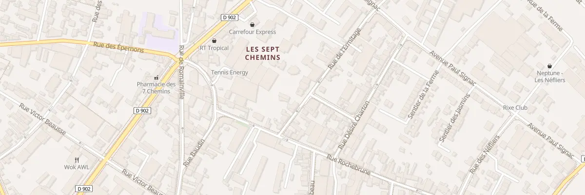 Plan du 7 Rue de l’Ermitage à Montreuil