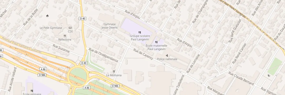 Plan du 37 Rue Carency à Bobigny