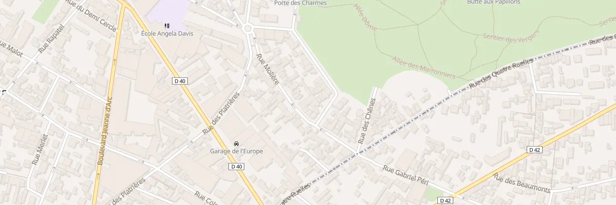 Plan du 121 Rue Molière à Montreuil