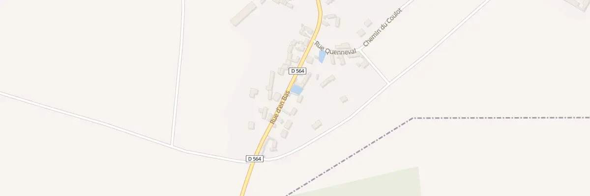 Plan du 175 Rue d’En Bas à Brunvillers-la-Motte