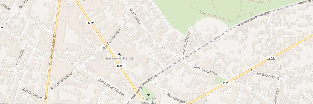Plan du 136 Rue Molière à Montreuil
