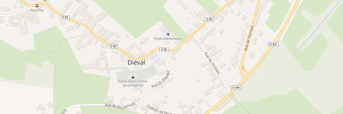 Plan du 79 Rue Monseigneur Eloy à Diéval