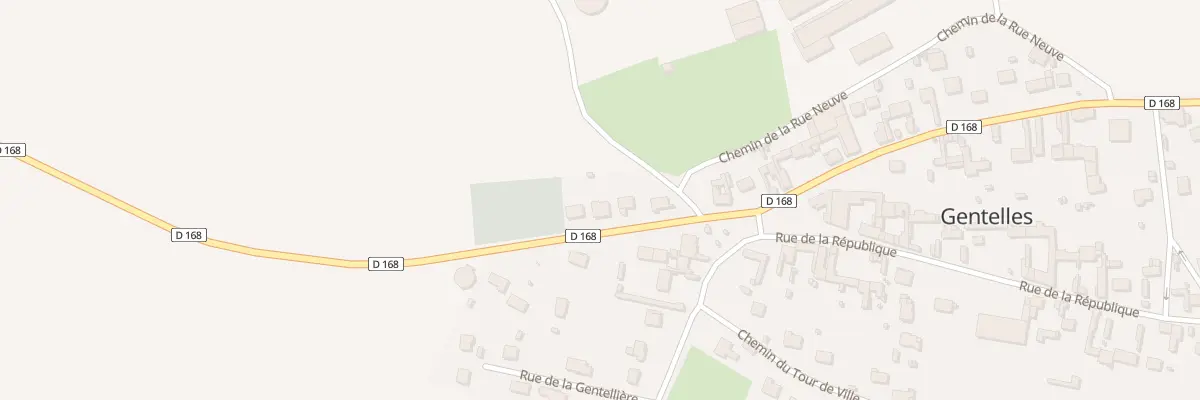Plan du 60 Rue Victor Hugo à Gentelles