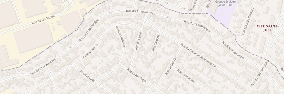 Plan du 20 Rue Du Canal à Drancy