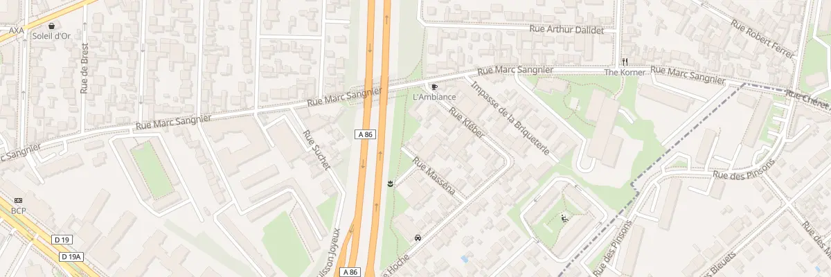 Plan du 11 Rue Masséna à Maisons-Alfort