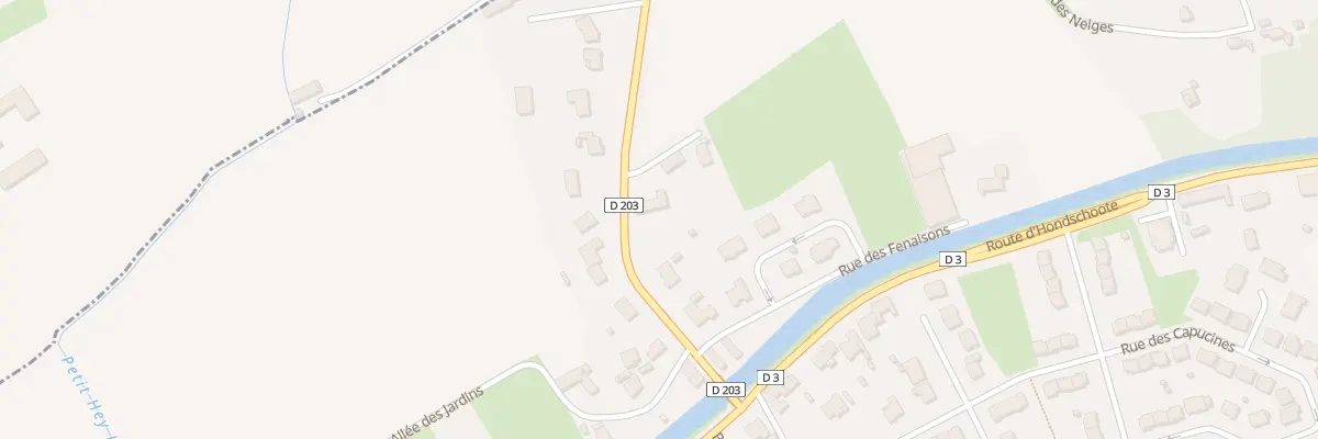 Plan du 5 Rte des Neiges à Hoymille