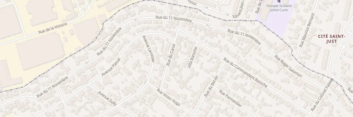 Plan du 22 Rue Du Canal à Drancy