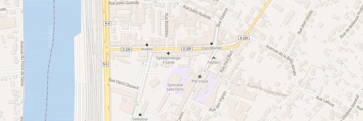 Plan du 28 Av Carnot à Villeneuve-Saint-Georges