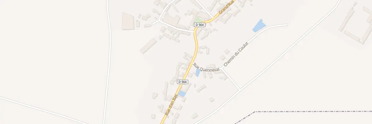 Plan du 80 Rue d’En Bas à Brunvillers-la-Motte