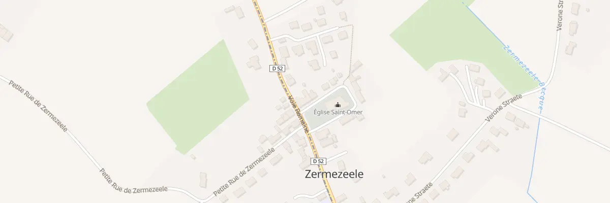 Plan du 186 Rue Contour de l’Eglise à Zermezeele