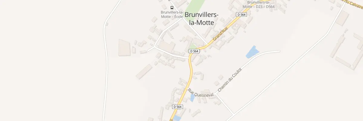 Plan du 11 Rue du Sac à Brunvillers-la-Motte