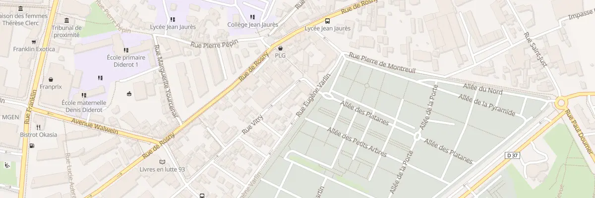 Plan du 72 Rue Vitry à Montreuil