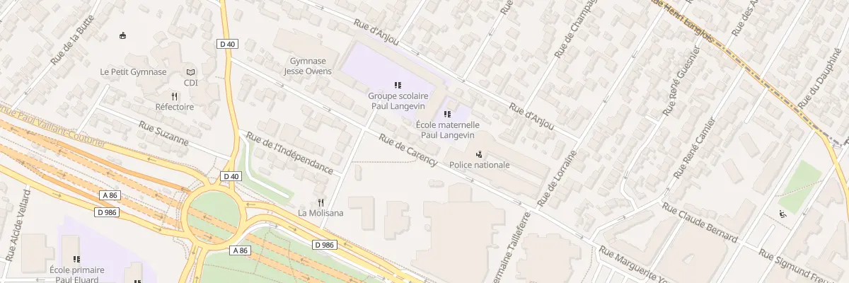 Plan du 41 Rue Carency à Bobigny
