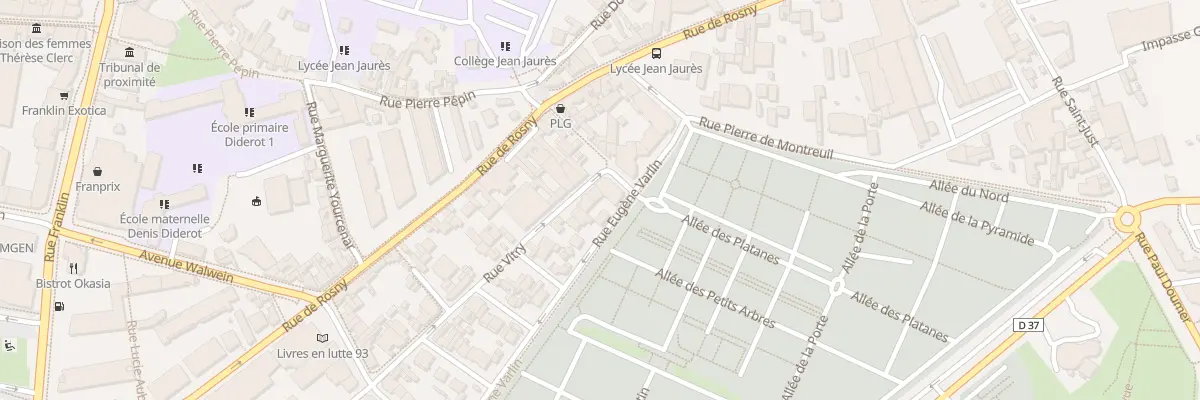 Plan du 76 Rue Vitry à Montreuil