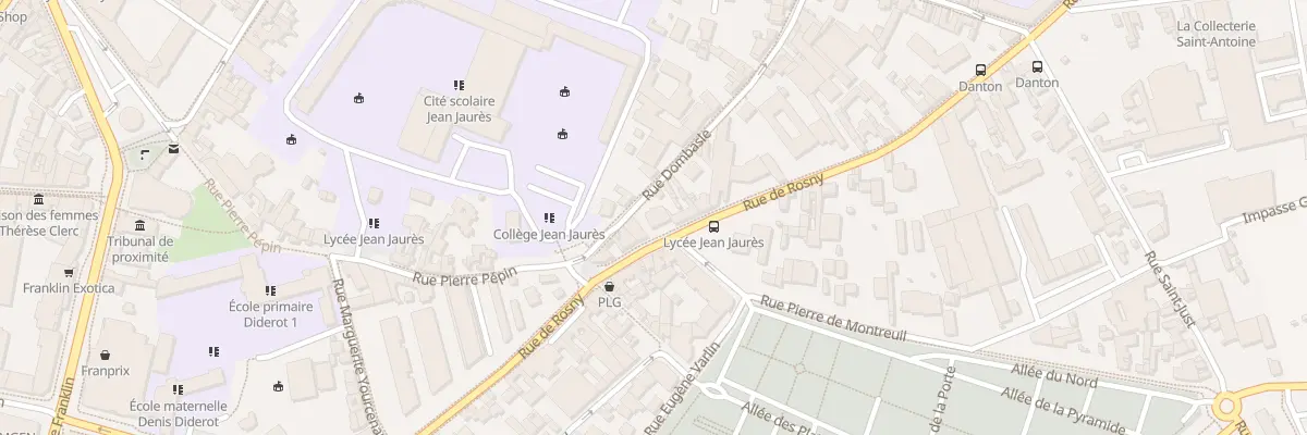 Plan du 87 Rue de Rosny à Montreuil
