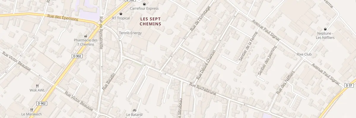 Plan du 8 Rue de l’Ermitage à Montreuil
