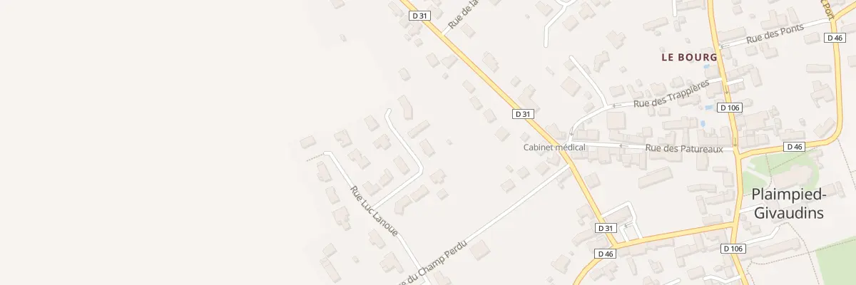 Plan du 8 Rue de Bellevue à Plaimpied-Givaudins