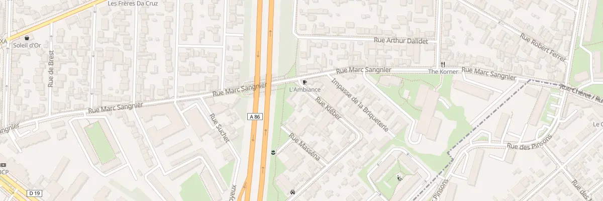 Plan du 6 Rue Kléber à Maisons-Alfort