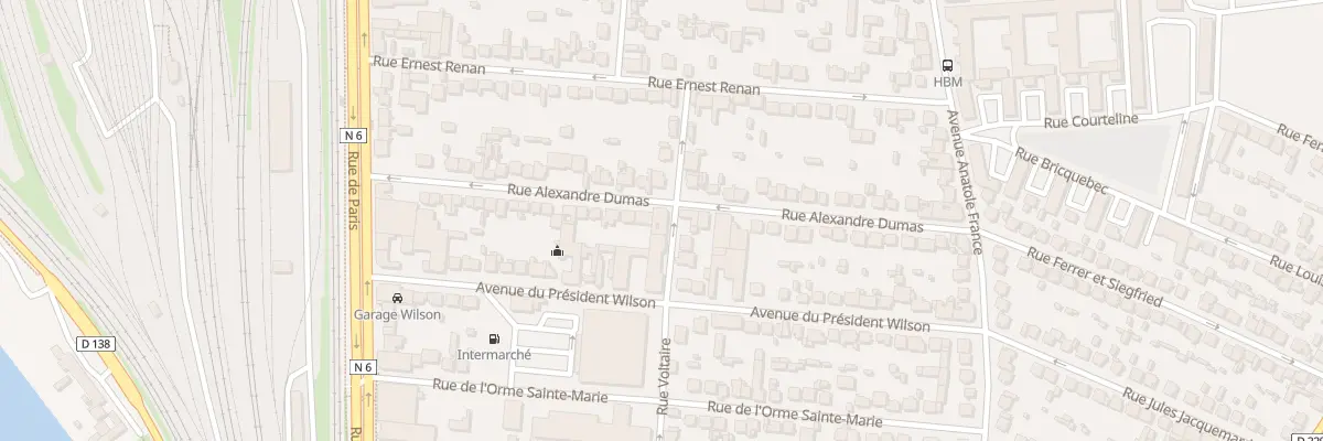 Plan du 95 Rue Voltaire à Villeneuve-Saint-Georges