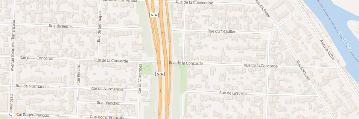 Plan du 1 Rue de la Fédération à Maisons-Alfort