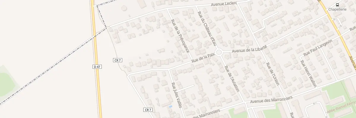 Plan du 10 Rue de la Paix à Goussainville
