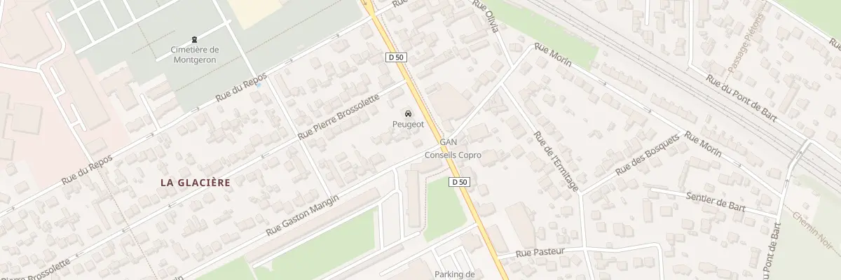 Plan du 69 Rue Gaston Mangin à Montgeron