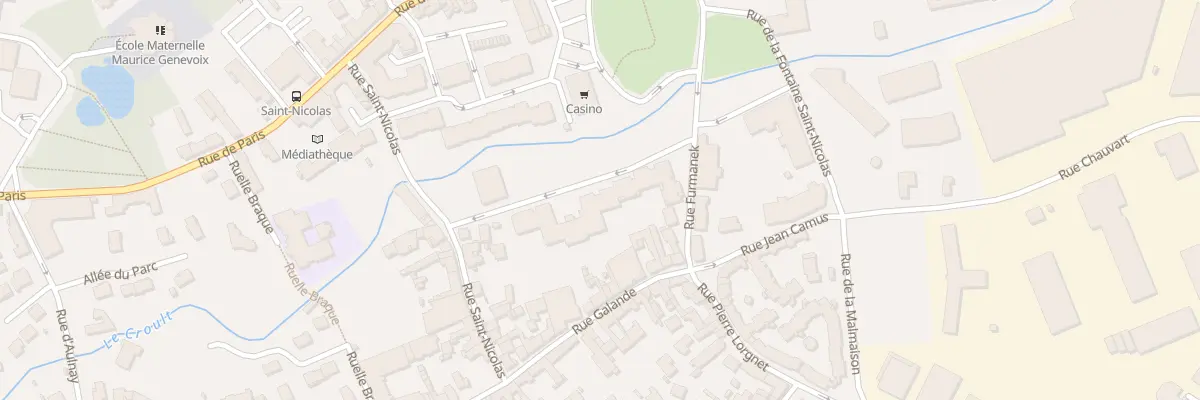 Plan du 7 Rue Henri Dunant à Gonesse