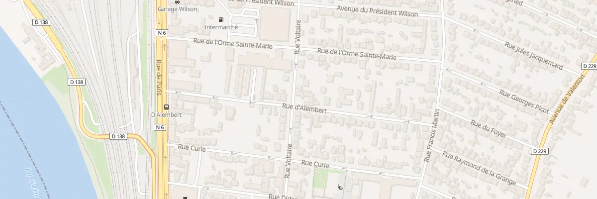 Plan du 34 Rue Voltaire à Villeneuve-Saint-Georges