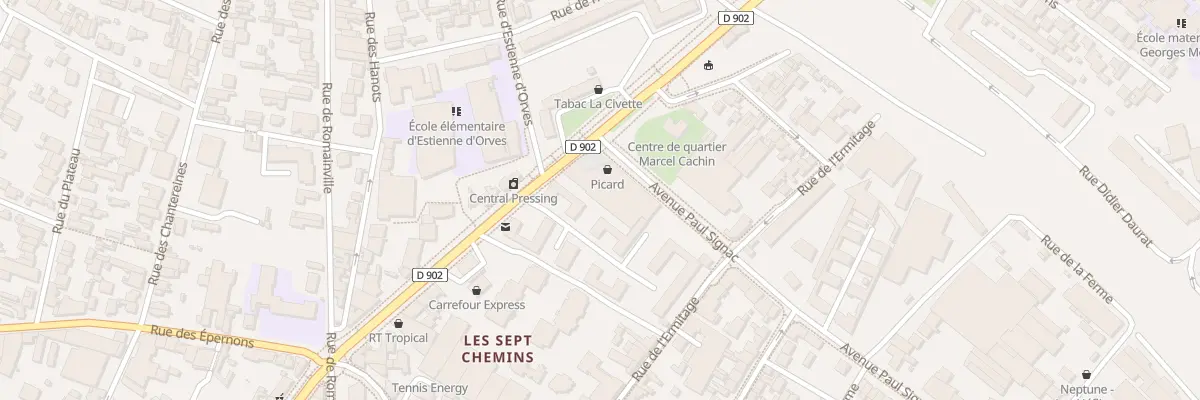 Plan du 8 Av Paul Signac à Montreuil
