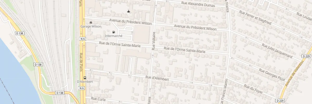 Plan du 42 Rue Voltaire à Villeneuve-Saint-Georges