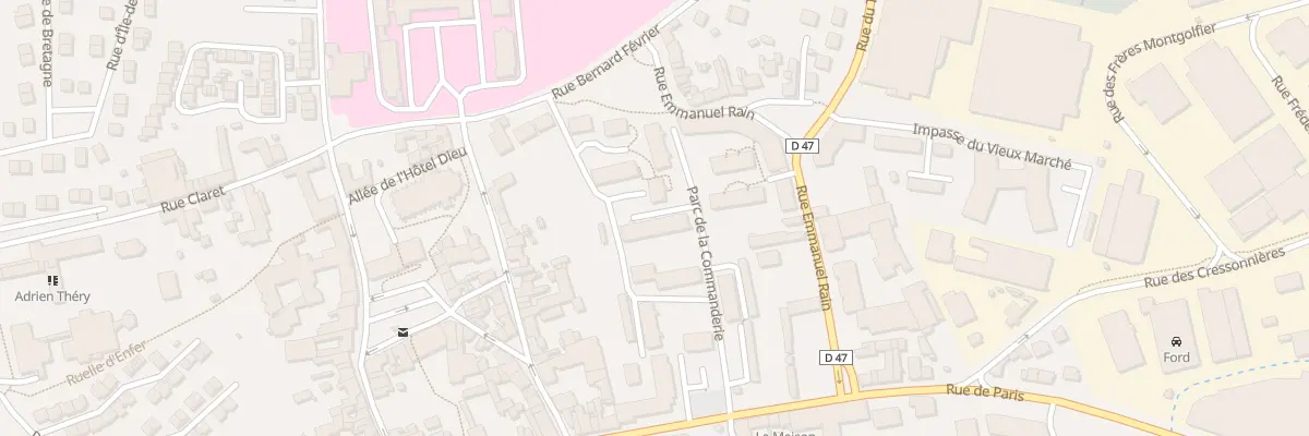 Plan du 75B Rue de Paris Cd 84 à Gonesse