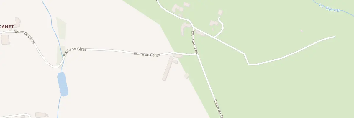 Plan du 5232 Ceras à Prévinquières