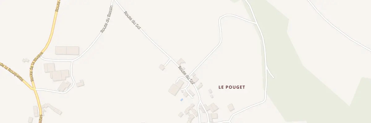 Plan du 5036 Le Pouget à Camboulazet