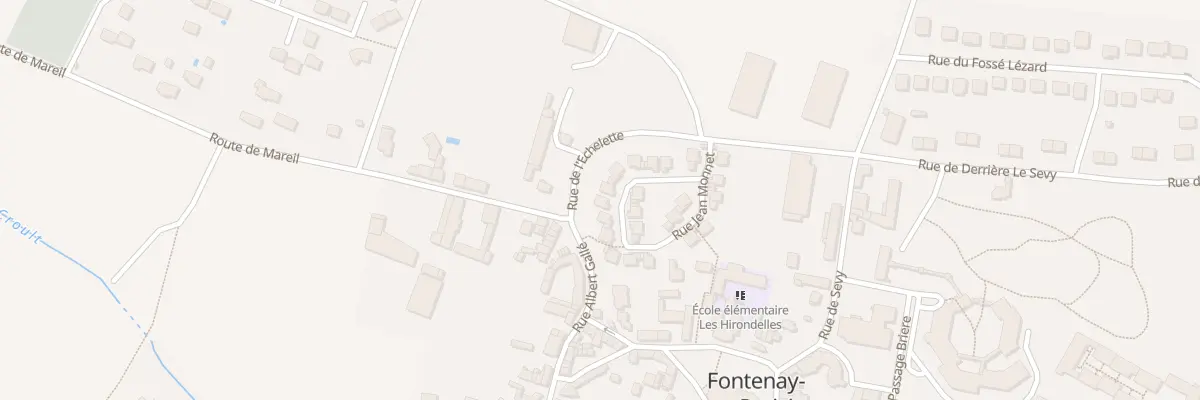 Plan du 14 Rue Jean Monnet à Fontenay-en-Parisis