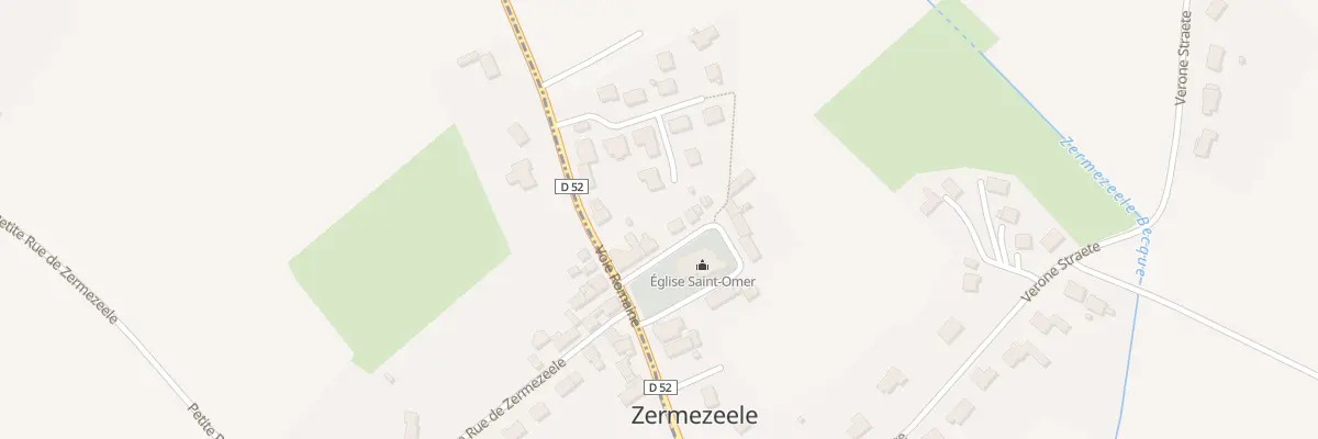 Plan du 142 Rue Contour de l’Eglise à Zermezeele