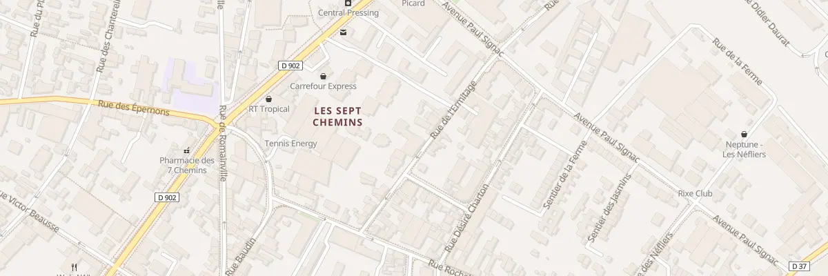 Plan du 13 Rue de l’Ermitage à Montreuil