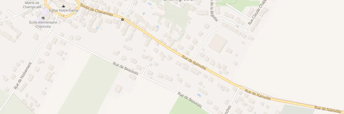 Plan du 10 Rue de Nainville à Champcueil