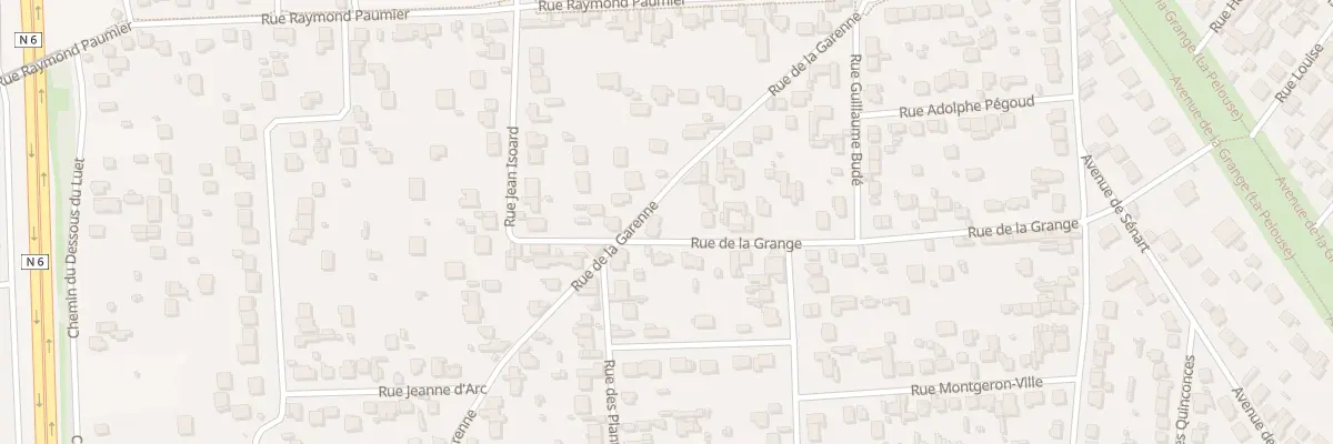 Plan du 11 Rue de la Garenne à Montgeron