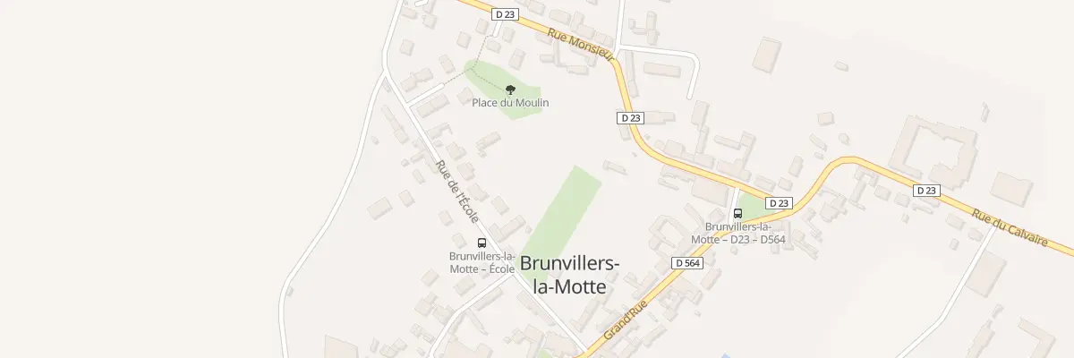 Plan du 132 Rue de l’Ecole à Brunvillers-la-Motte