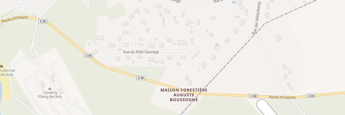 Plan du 5257 Le Petit Sauvage à Vieilles-Maisons-sur-Joudry