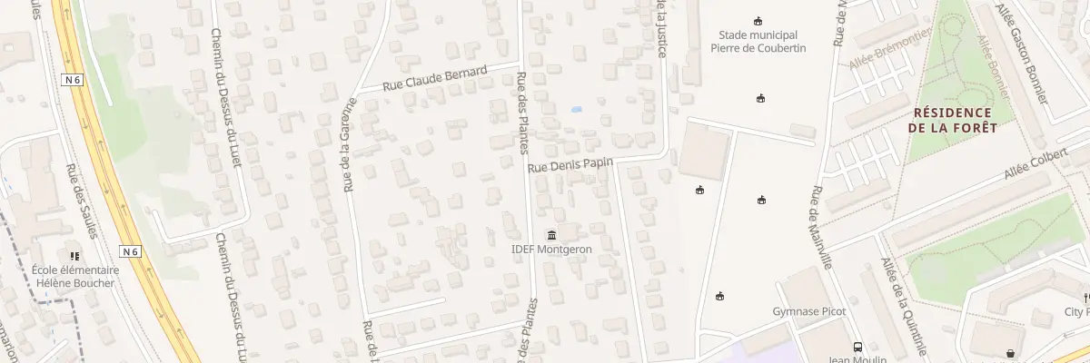 Plan du 75 Rue des Plantes à Montgeron