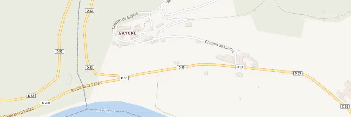 Plan du 5099 Sous Gaycre et Les Horts à Cadix