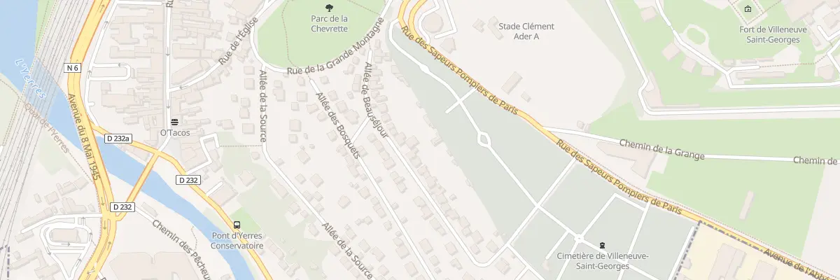 Plan du 25 All Beausejour à Villeneuve-Saint-Georges
