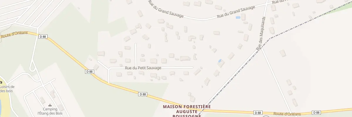 Plan du 5263 Le Petit Sauvage à Vieilles-Maisons-sur-Joudry