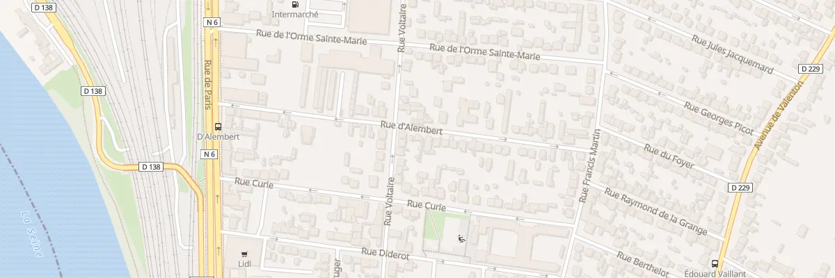 Plan du 24 Rue d’Alembert à Villeneuve-Saint-Georges