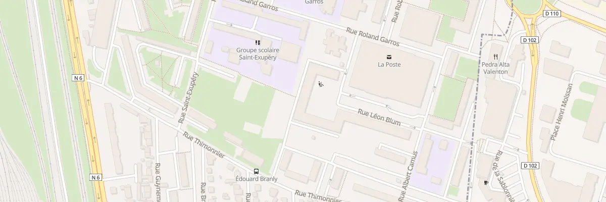 Plan du 36 Rue Leon Blum à Villeneuve-Saint-Georges