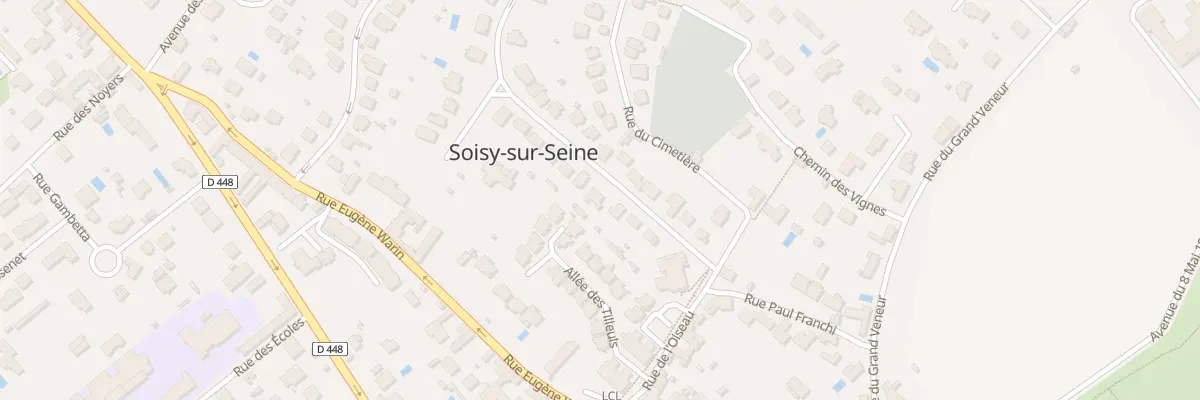 Plan du 9 Rue Mal de Lattre de Tassigny à Soisy-sur-Seine