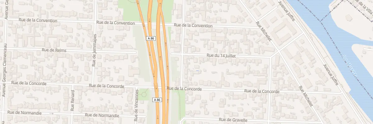 Plan du 8 Rue de la Fédération à Maisons-Alfort